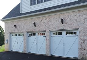 Three Garage Doors