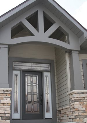Steel Front Door with Sidelites