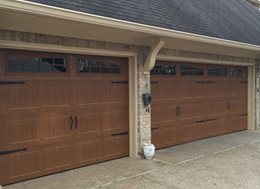 Stamped Garage Door